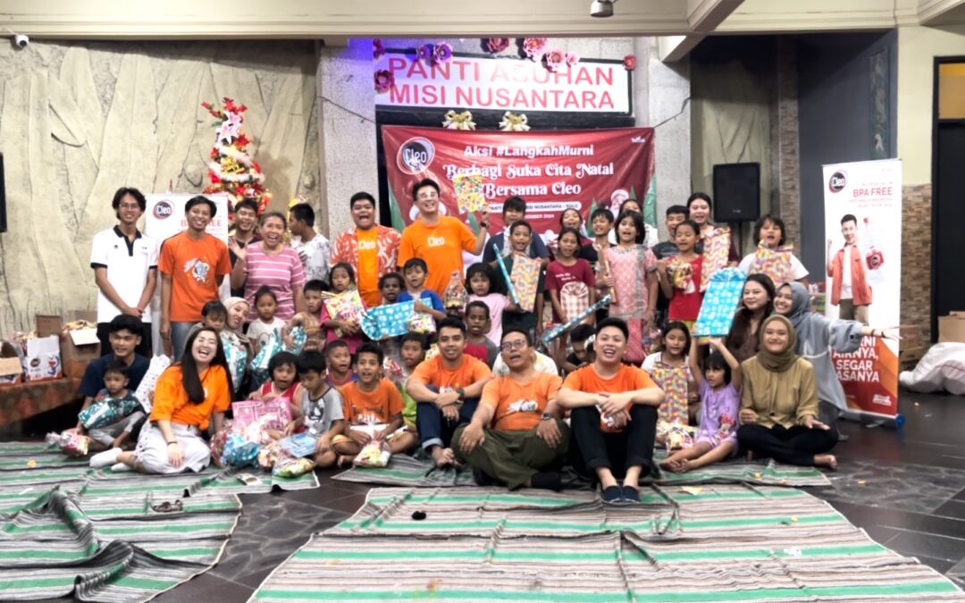 Aksi #LangkahMurni: Berbagi Suka Cita Natal bersama Cleo di Panti Asuhan Misi Nusantara