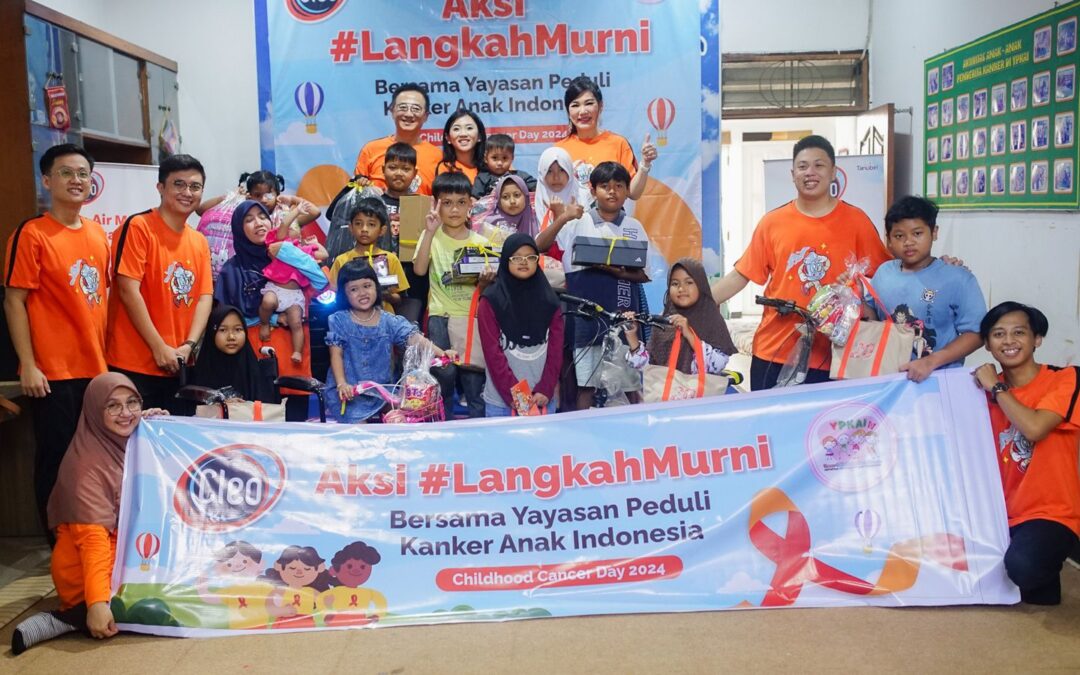 Cleo Aksi #LangkahMurni Bersama Yayasan Peduli Kanker Anak Indonesia dalam Rangka Childhood Cancer Day